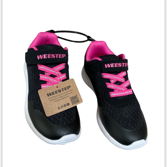 weestep Shoes New Weestep Little Girls Sneakers Size 2 Black Hot